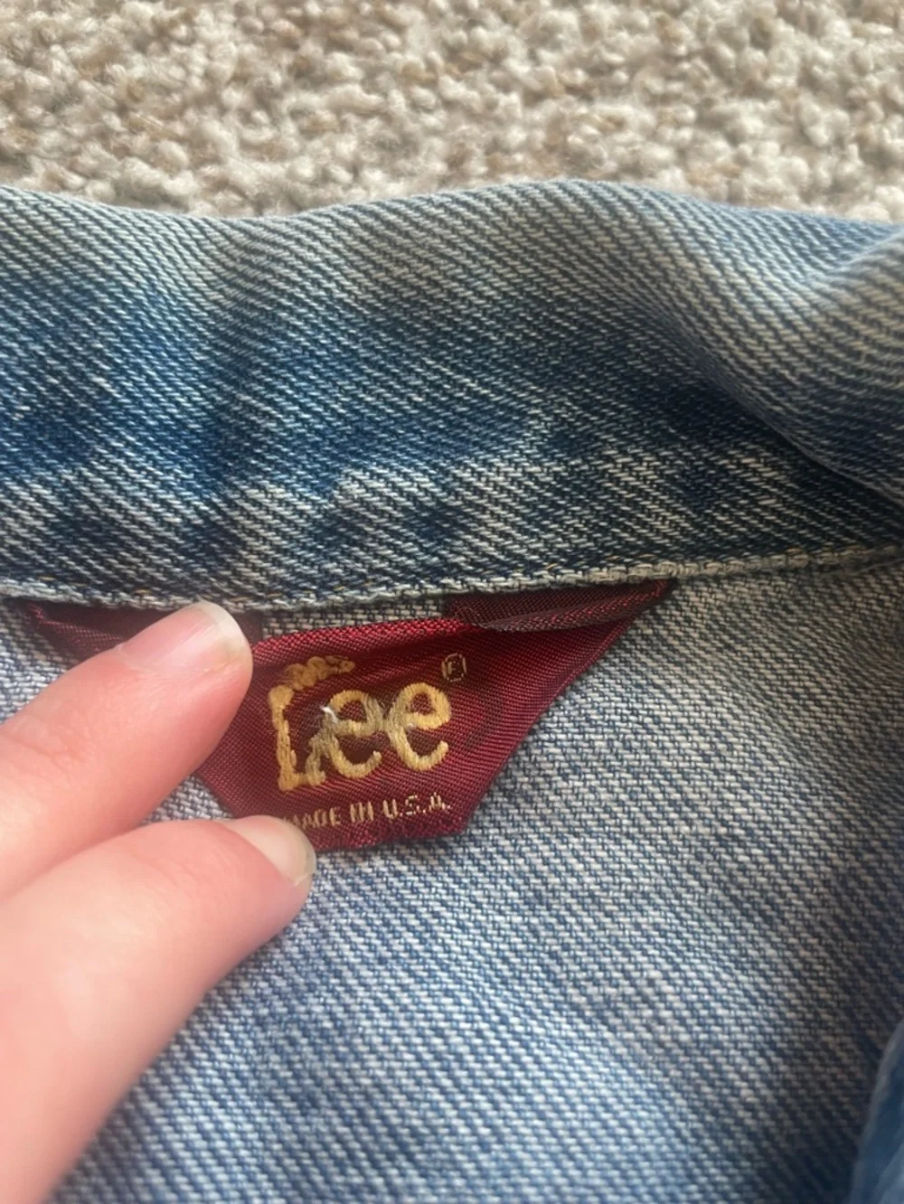 Mrs Lee Vintage Denim Jacket Made‎ in USA